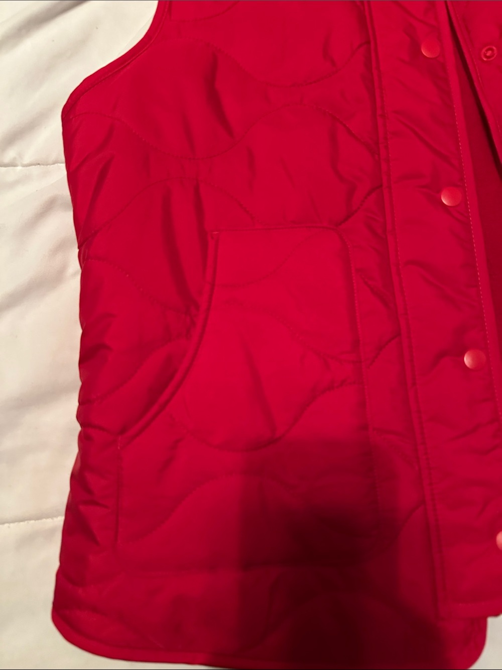 Croft & Barrow Bright RedVest - Women - Picture 2 of 5